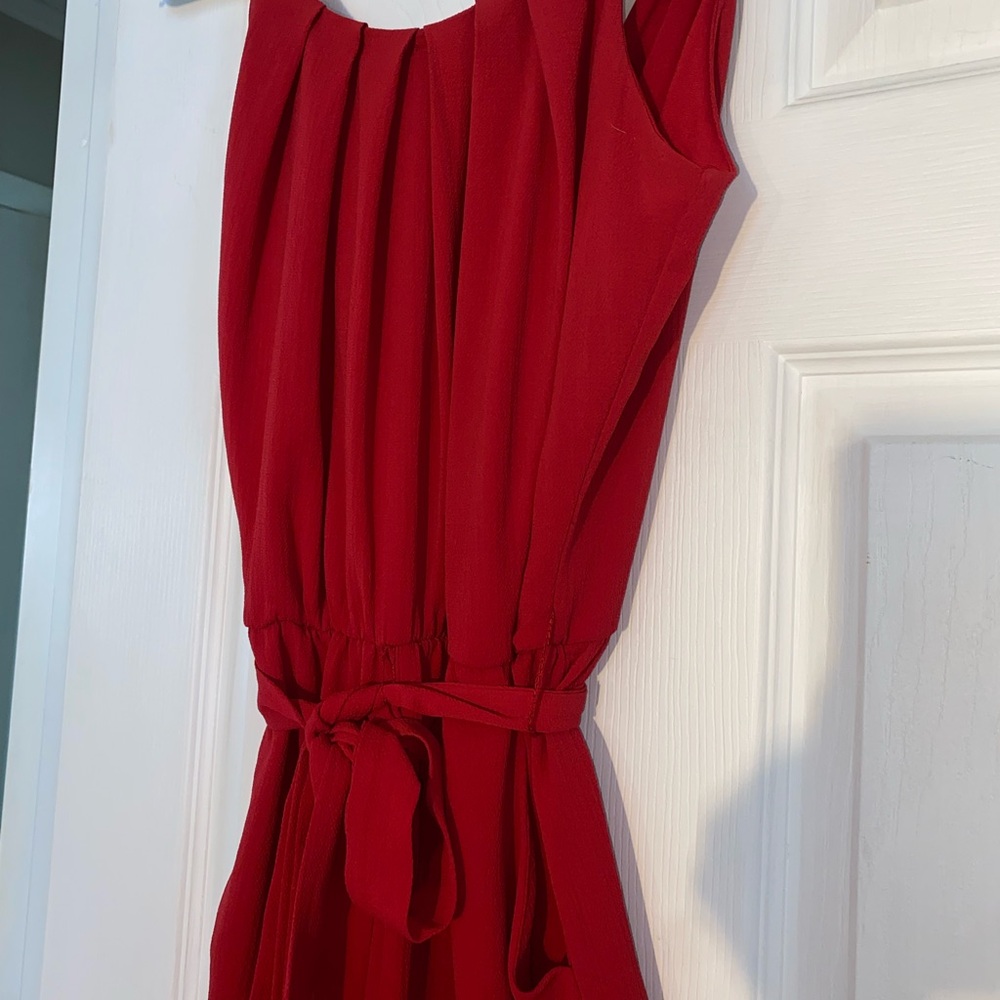 Sweet Storm Vibrant Red Jumpsuit